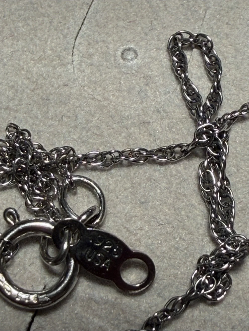 White Sapphire Heart-Top Key Pendant in Sterling Silver Necklace